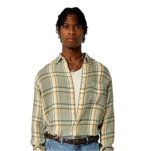 Corridor NYC Acid Plaid LS Button Down